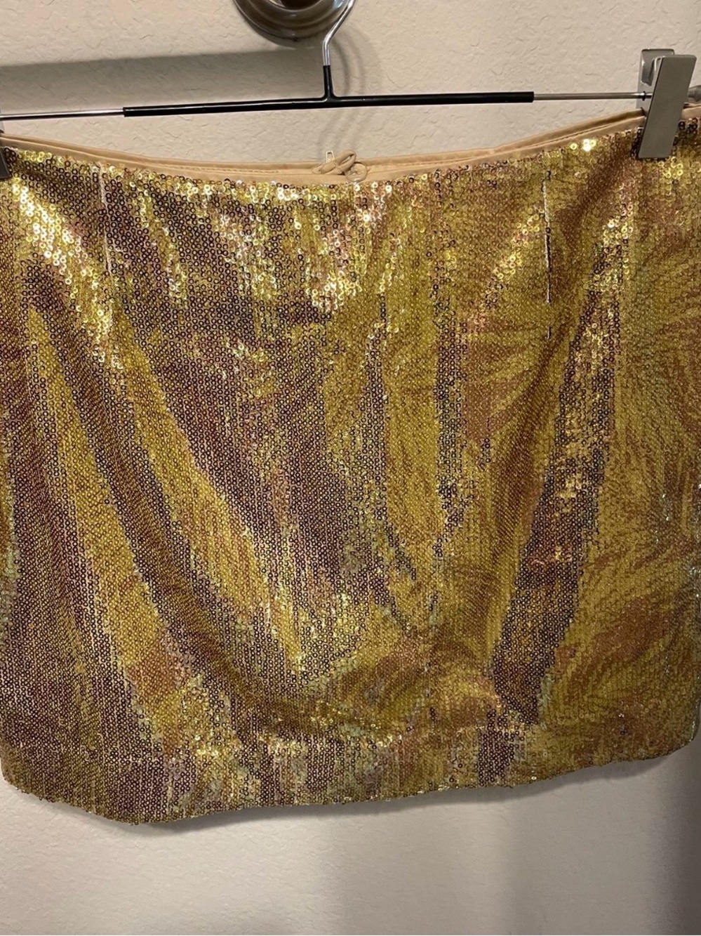 H&M Gold Sequin Skirt